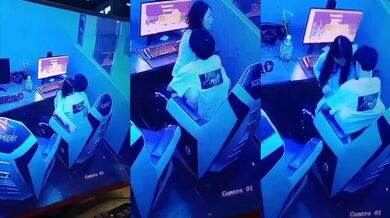 年轻人，精力足，性欲强 #网吧  网吧操逼很正常！趁年轻一定要多搞对象多操逼，因为青春真的很短暂兄弟们！